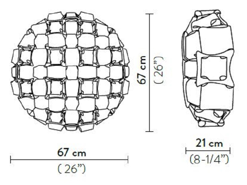 LampadaDaSoffitto-Mida-Slamp-DimensioniL